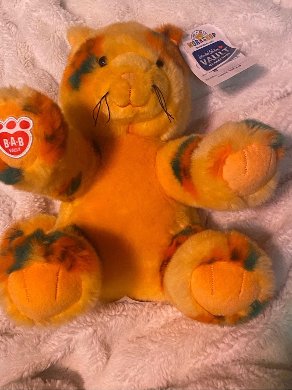“NEW WITH TAGS — 2025 Build-A-Bear Vault Collection Pumpkin Kitty”